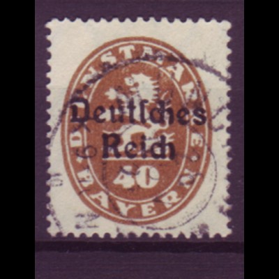 Deutsches Reich Dienst D 39 Einzelmarke 40 Pf gestempelt /6