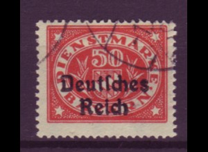 Deutsches Reich Dienst D 40 Einzelmarke 50 Pf gestempelt /1