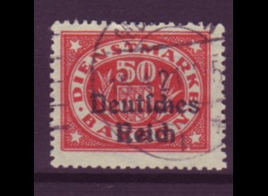 Deutsches Reich Dienst D 40 Einzelmarke 50 Pf gestempelt /2