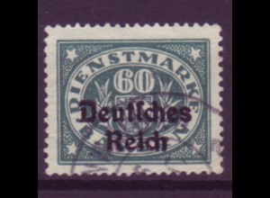 Deutsches Reich Dienst D 41 Einzelmarke 60 Pf gestempelt /3