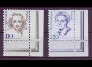 Bund 1939-1940 Eckrand rechts unten Frauen 110 Pf + 220 Pf postfrisch