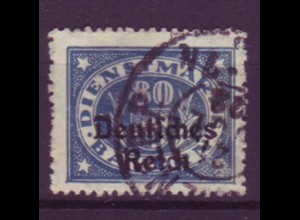 Deutsches Reich Dienst D 44 Einzelmarke 80 Pf gestempelt /4