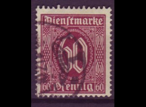 Deutsches Reich Dienst D 66 Einzelmarke 60 Pf gestempelt /5