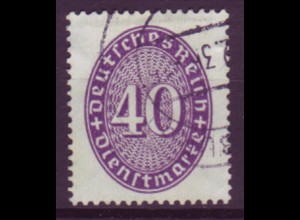 Deutsches Reich Dienst D 121 Einzelmarke 40 Pf gestempelt /2