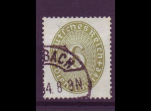 Deutsches Reich Dienst D 128x Einzelmarke 6 Pf gestempelt /4
