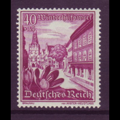Deutsches Reich 683 Ostmarklandschaften+Alpenblumen 40+35 Pf postfrisch